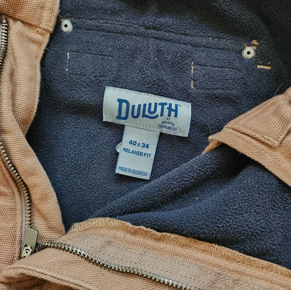 Fleece lined work utility pants 40x34 - Picture 2 of 7